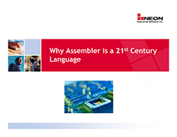 Why Assembler is a 21st Century Language