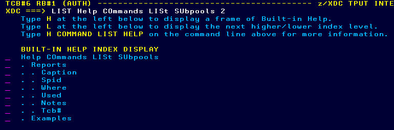 List Subpools